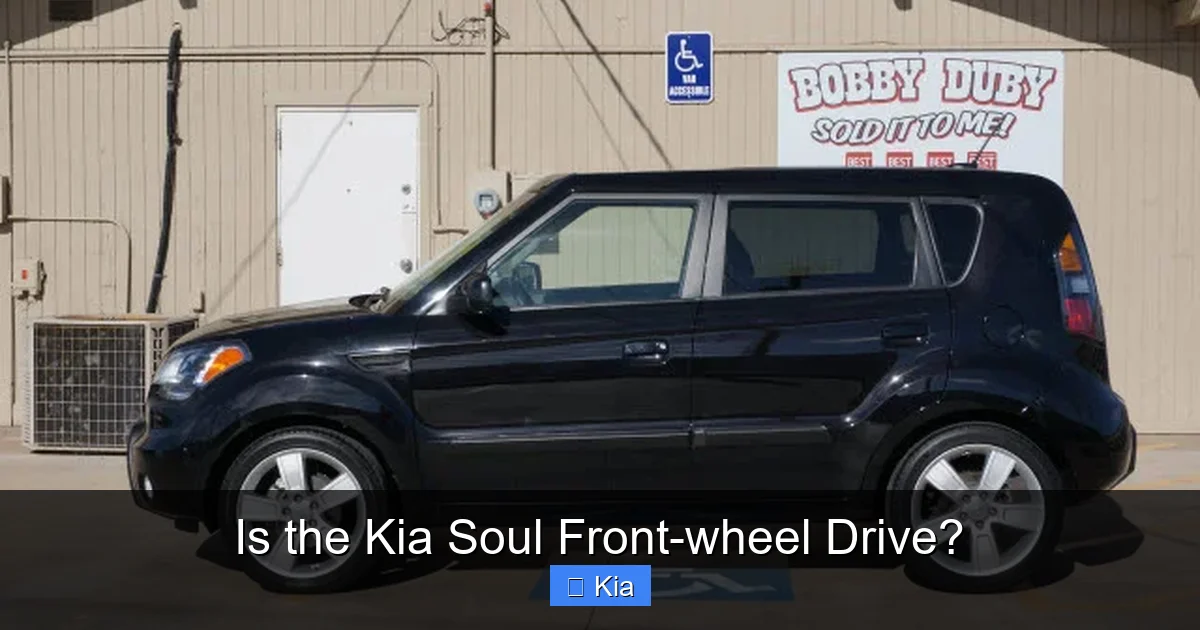 Is the Kia Soul Front-wheel Drive?