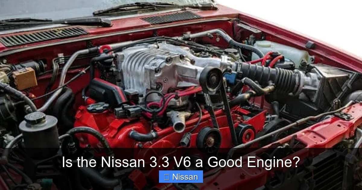 Is the Nissan 3.3 V6 a Good Engine?