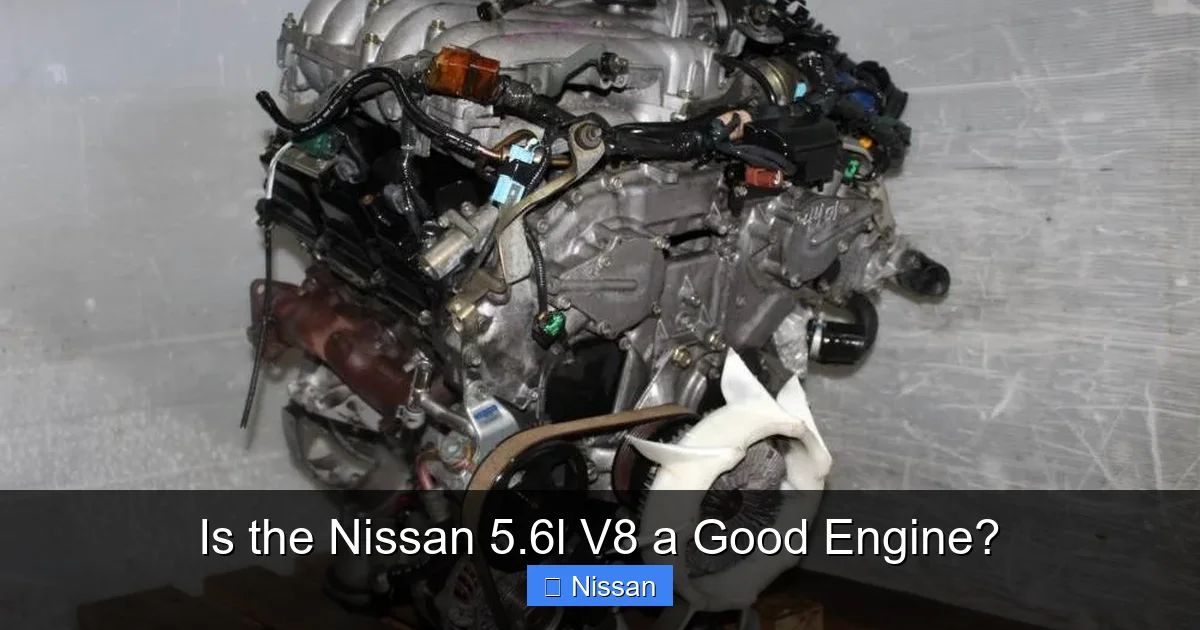 Is the Nissan 5.6l V8 a Good Engine?