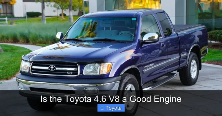 Is the Toyota 4.6 V8 a Good Engine