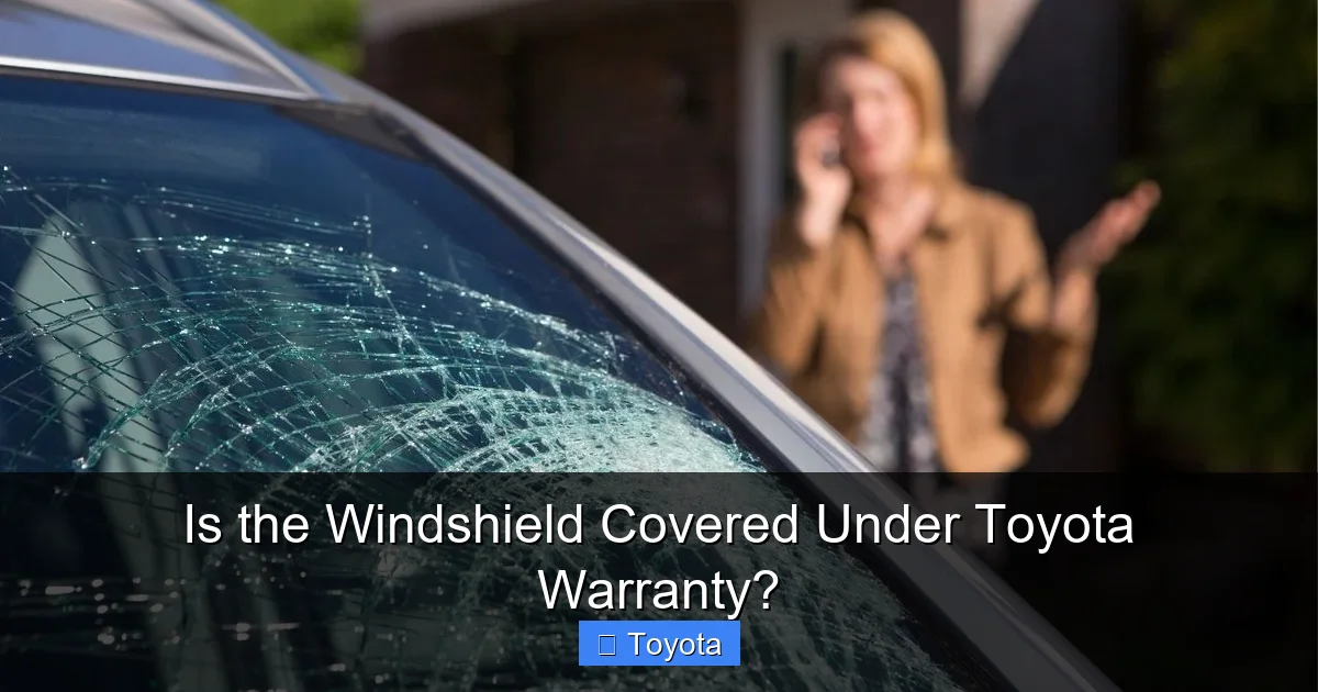 Is the Windshield Covered Under Toyota Warranty?