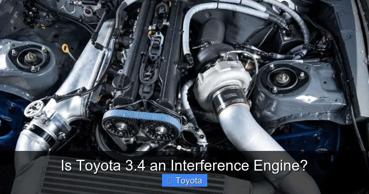 Is Toyota 3.4 an Interference Engine?