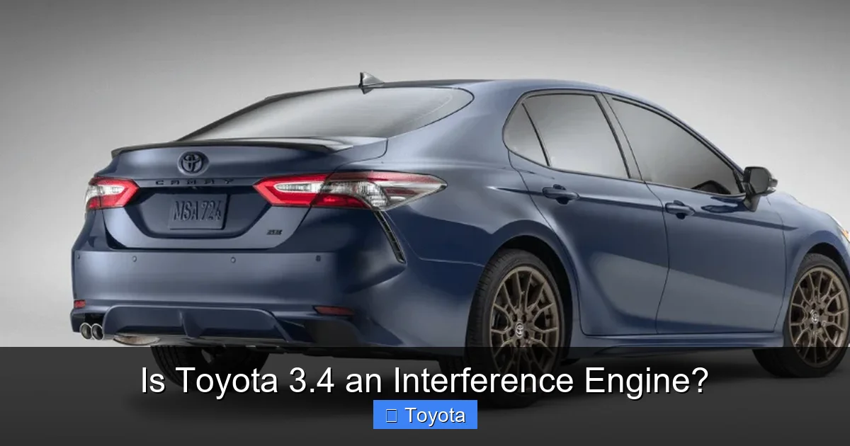 Is Toyota 3.4 an Interference Engine?