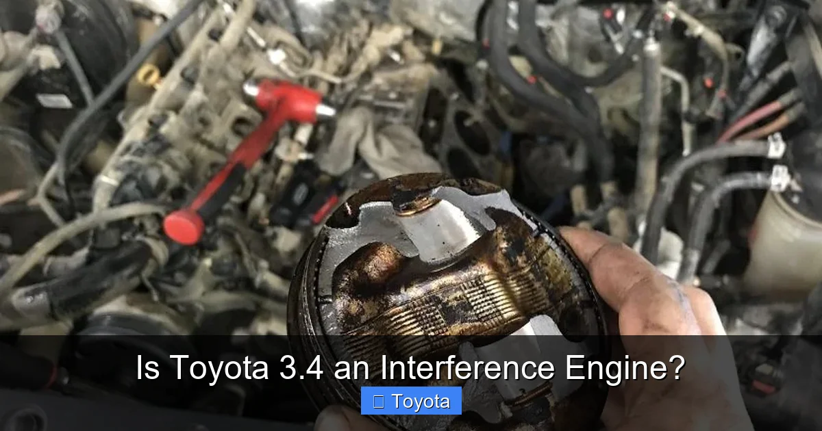 Is Toyota 3.4 an Interference Engine?