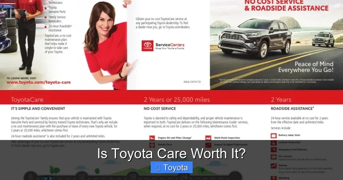 Is Toyota Care Worth It?