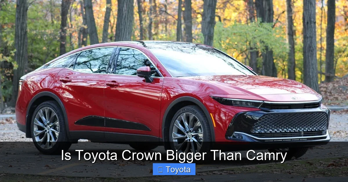 Is Toyota Crown Bigger Than Camry