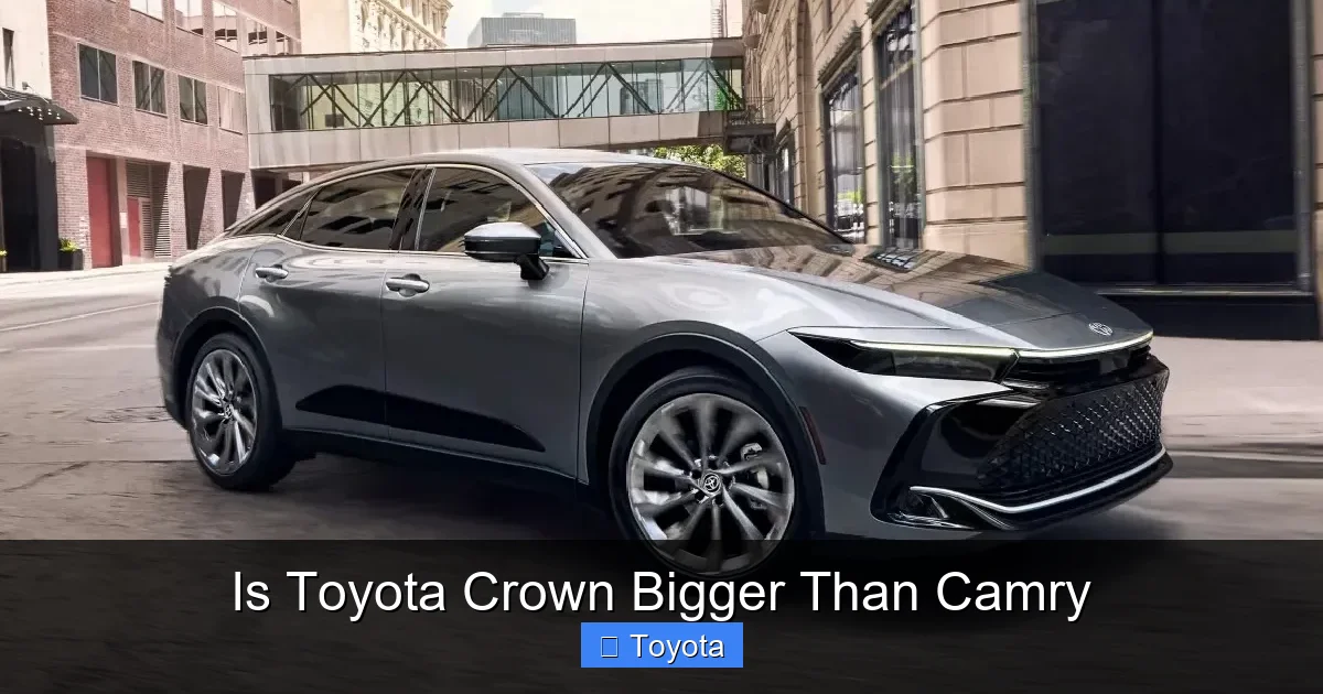 Is Toyota Crown Bigger Than Camry