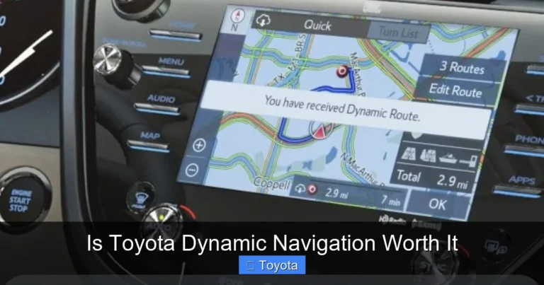 Is Toyota Dynamic Navigation Worth It
