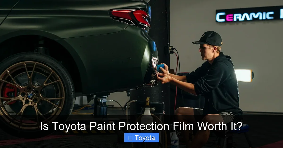 Is Toyota Paint Protection Film Worth It?