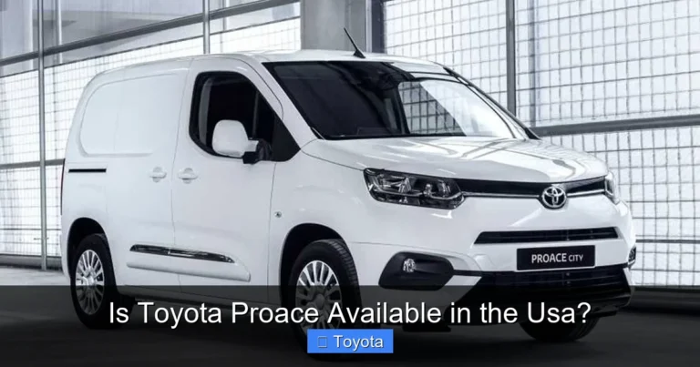 Is Toyota Proace Available in the Usa?
