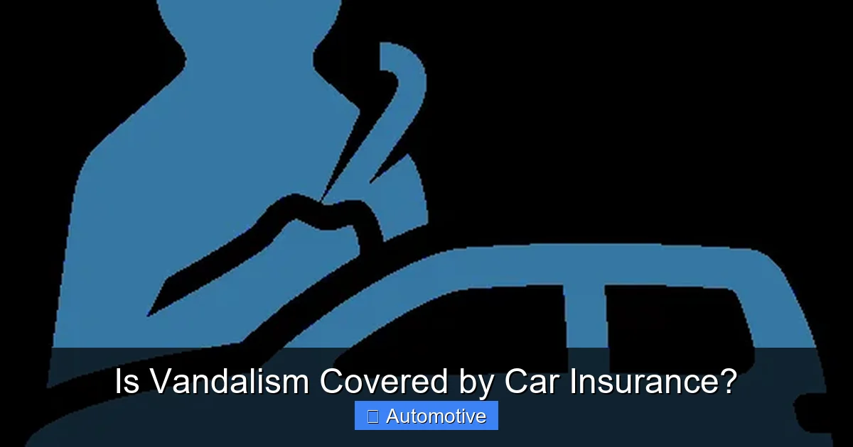 Is Vandalism Covered by Car Insurance?