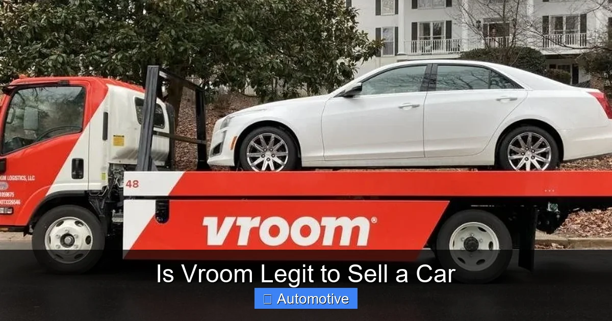 Is Vroom Legit to Sell a Car
