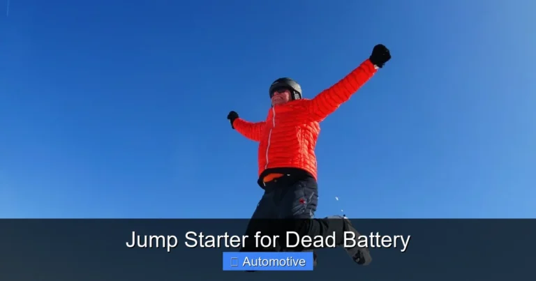 Jump Starter for Dead Battery