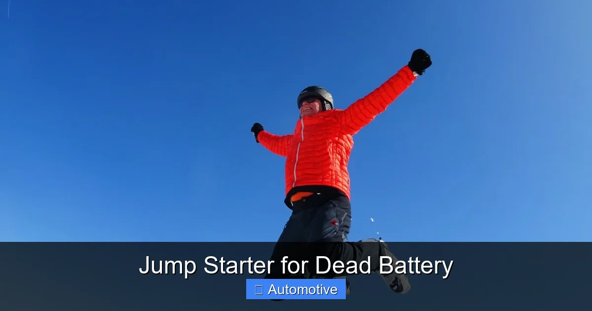 Jump Starter for Dead Battery