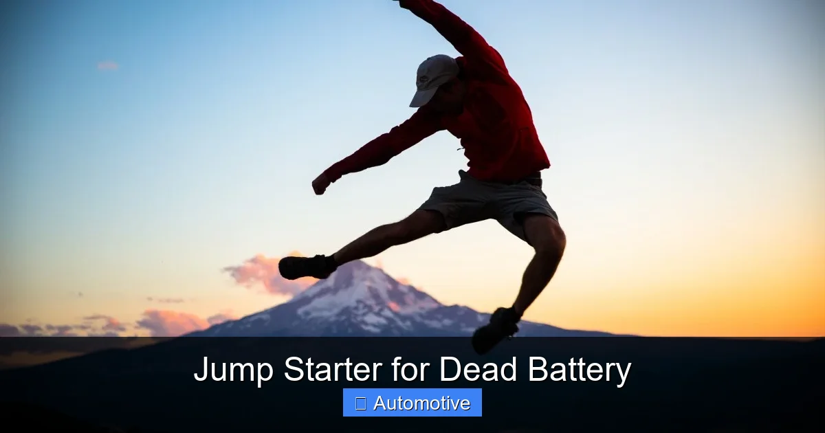 Jump Starter for Dead Battery