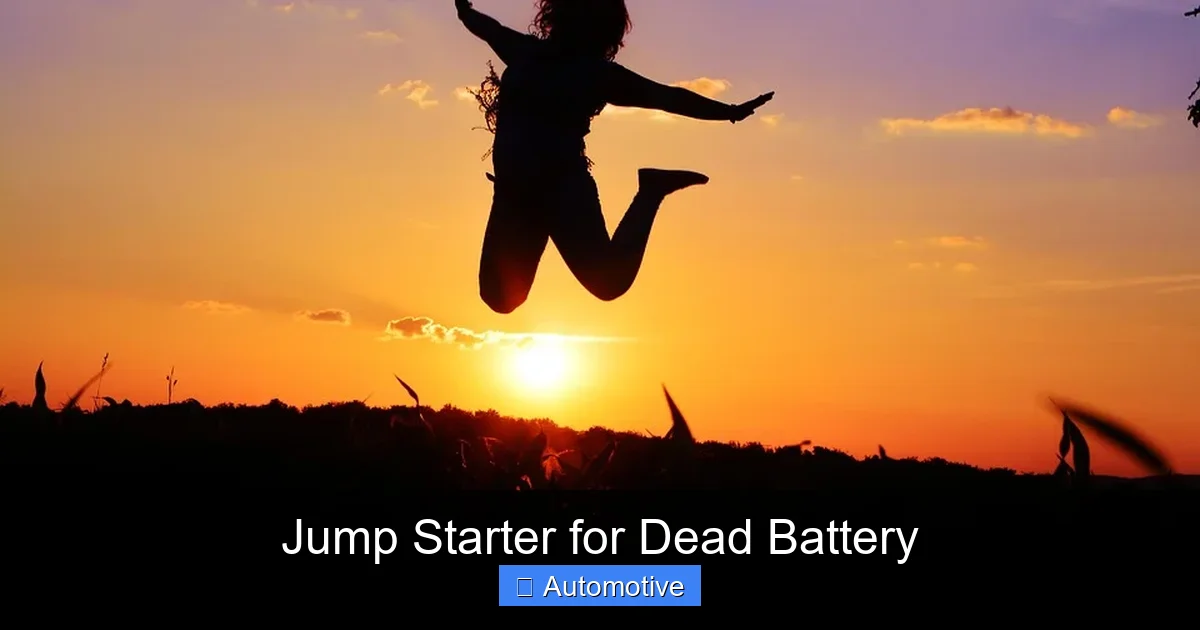 Jump Starter for Dead Battery
