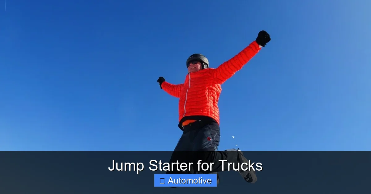Jump Starter for Trucks