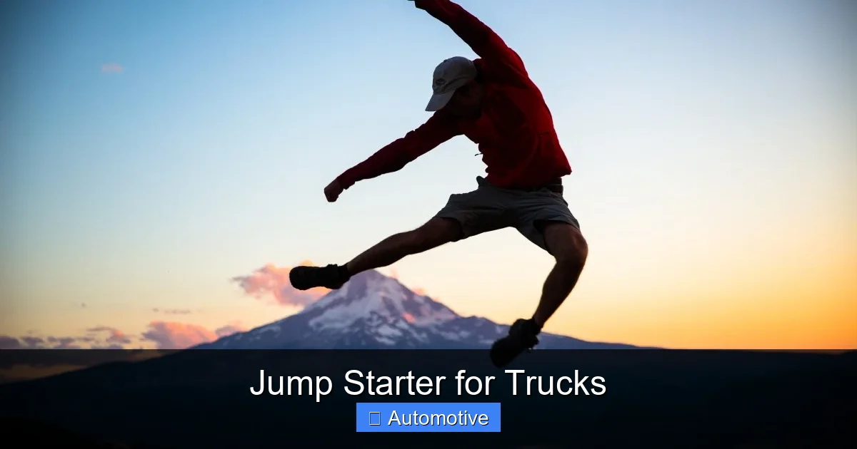Jump Starter for Trucks