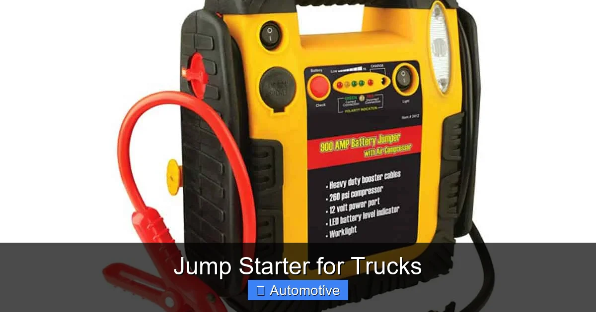 Jump Starter for Trucks