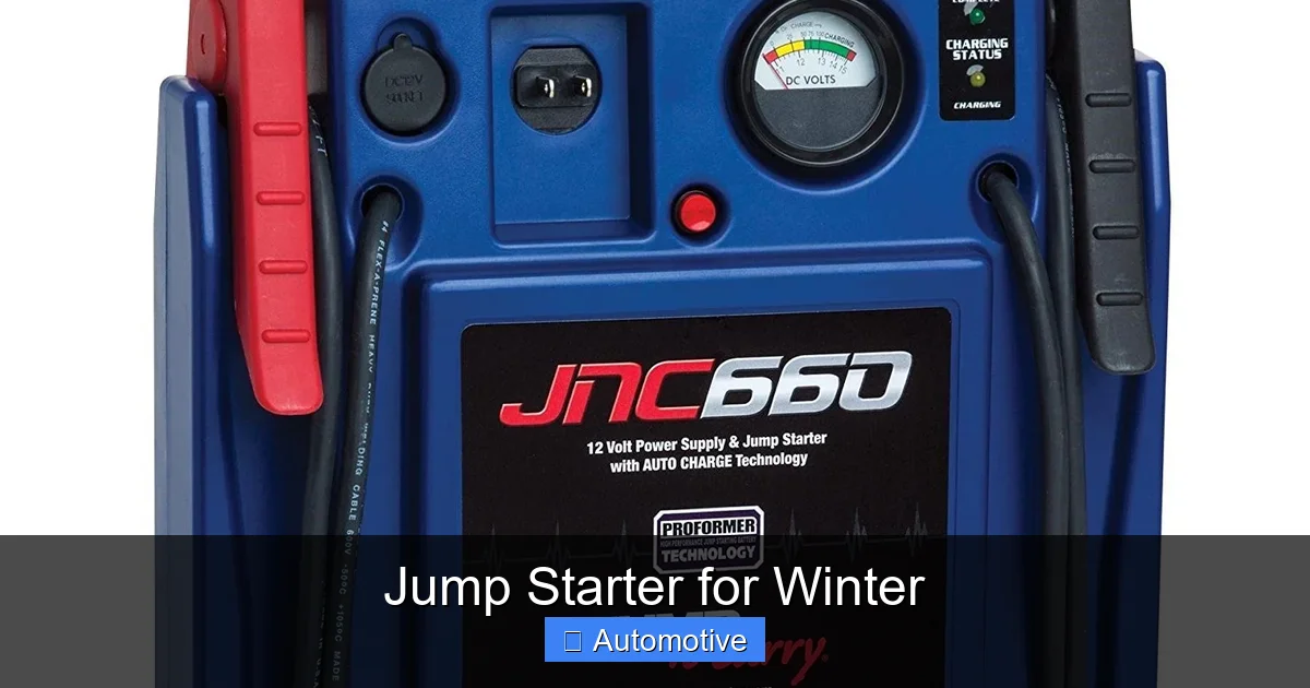 Jump Starter for Winter