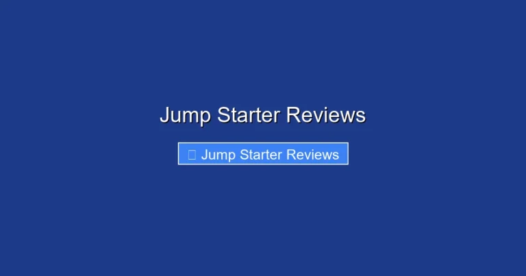 Jump Starter Reviews