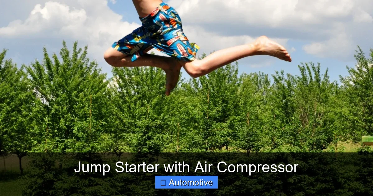 Jump Starter with Air Compressor