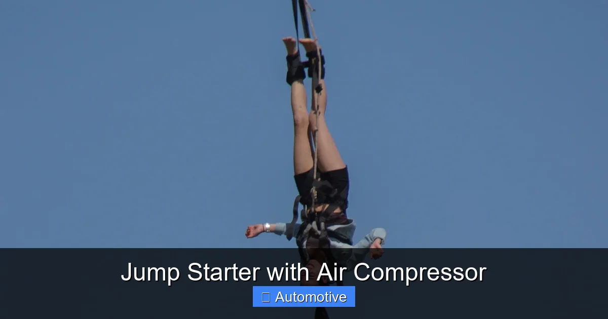 Jump Starter with Air Compressor
