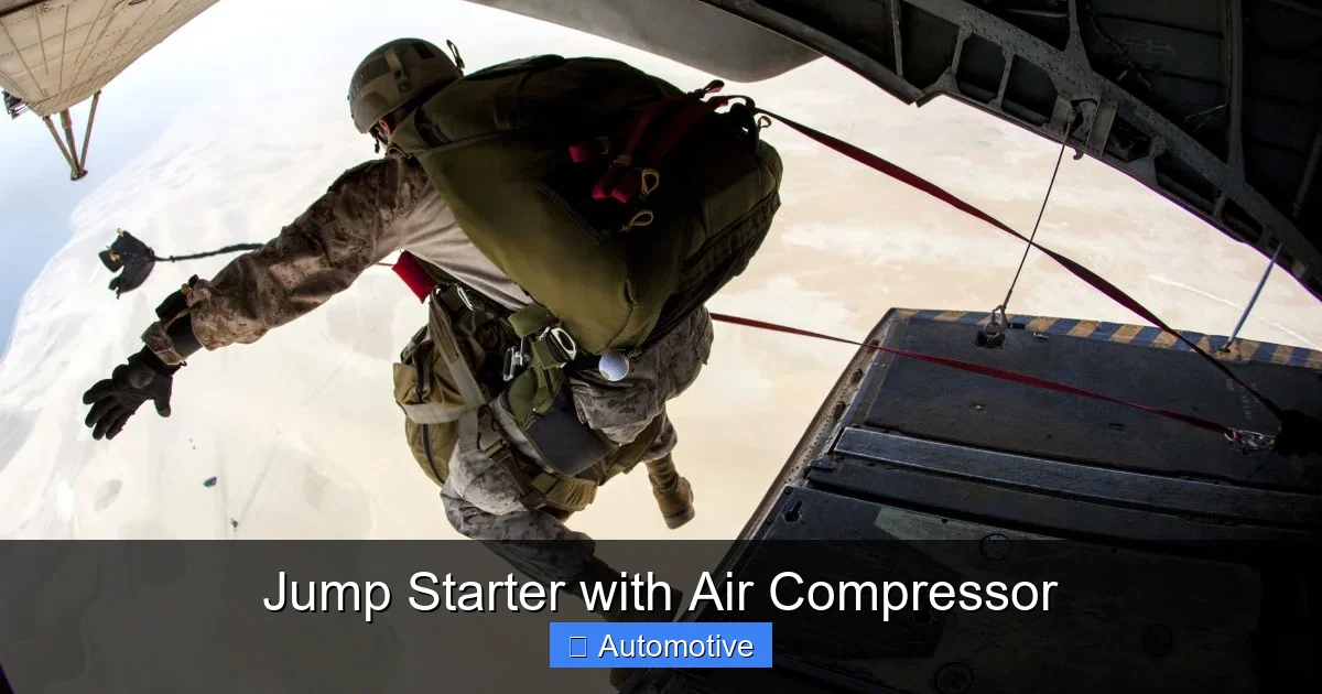 Jump Starter with Air Compressor