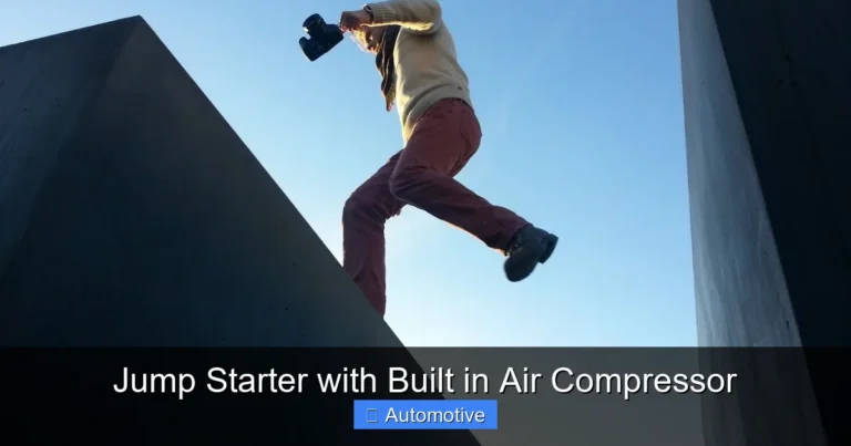 Jump Starter with Built in Air Compressor
