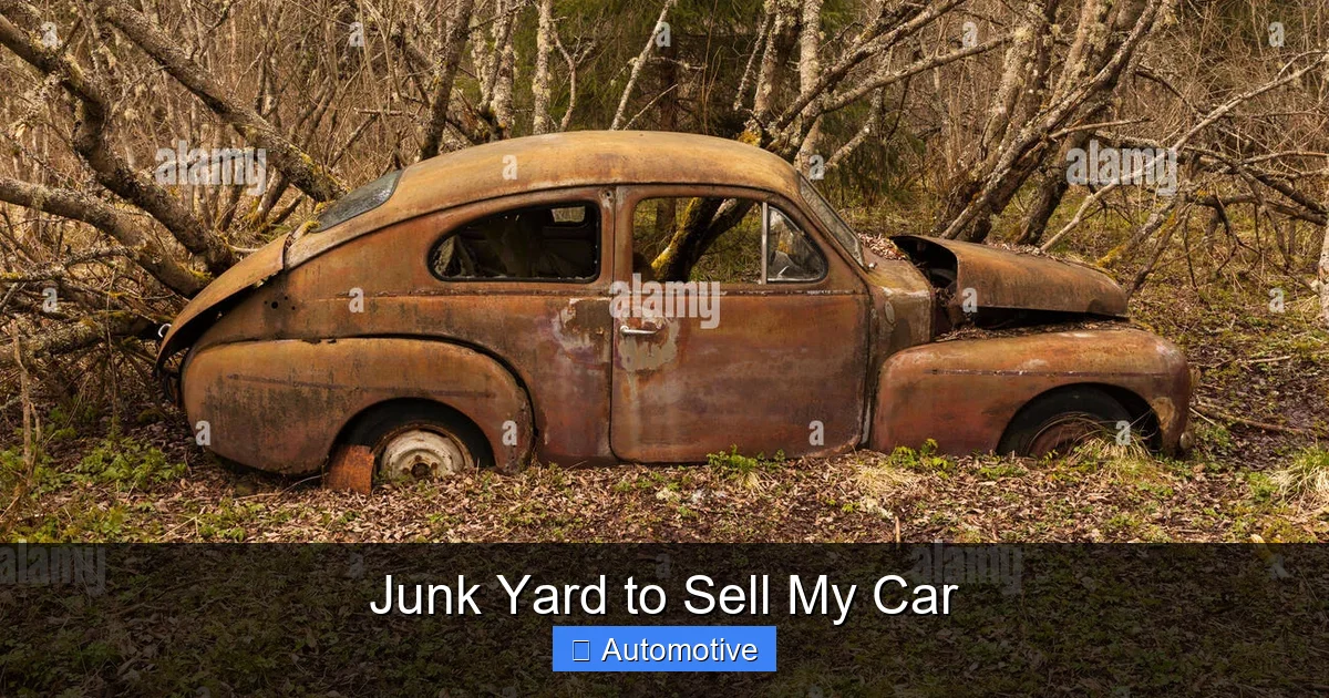 Junk Yard to Sell My Car