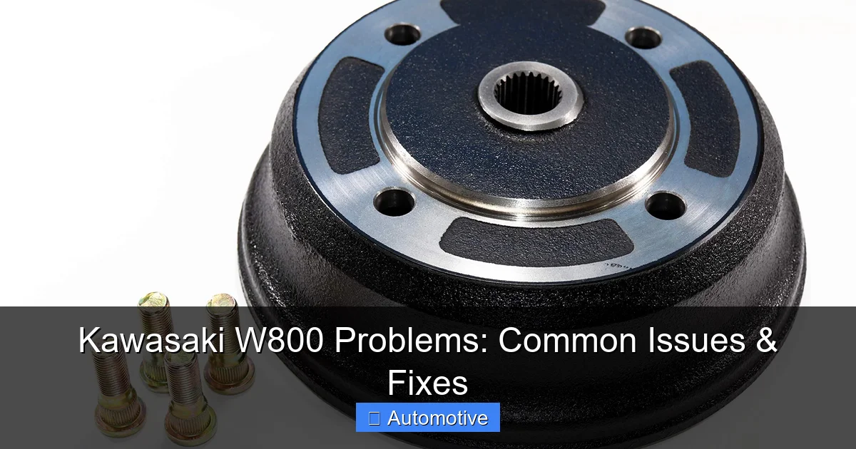 Kawasaki W800 Problems: Common Issues & Fixes