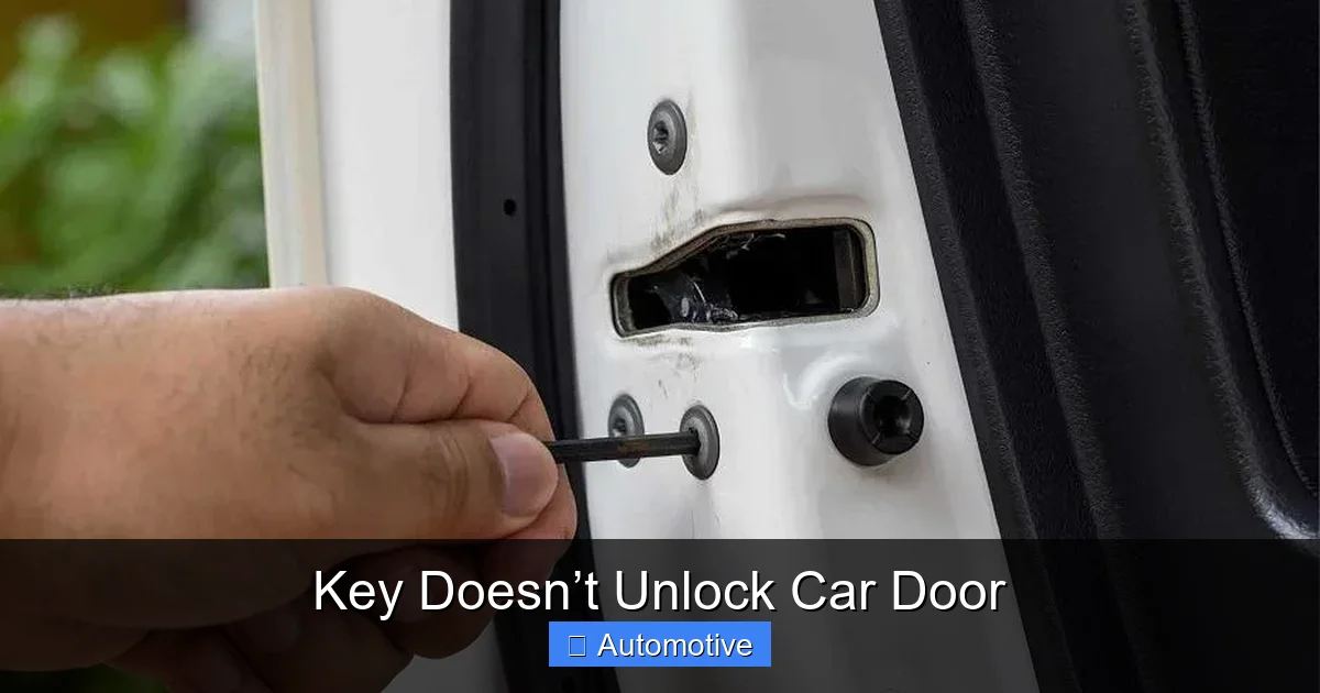 Key Doesn’t Unlock Car Door