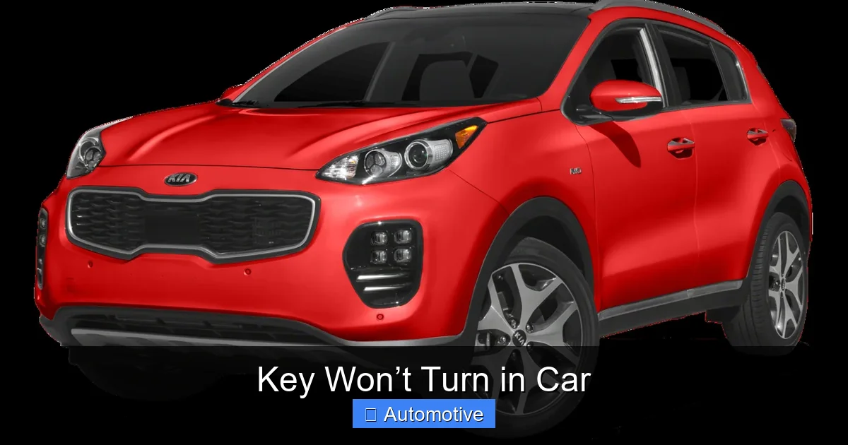 Key Won’t Turn in Car