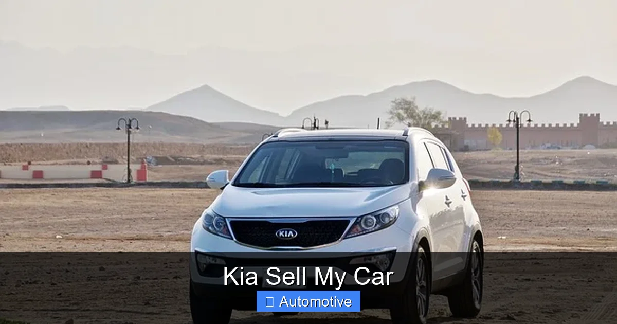 Kia Sell My Car