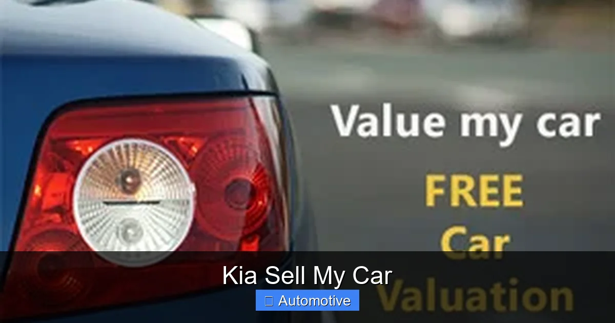 Kia Sell My Car