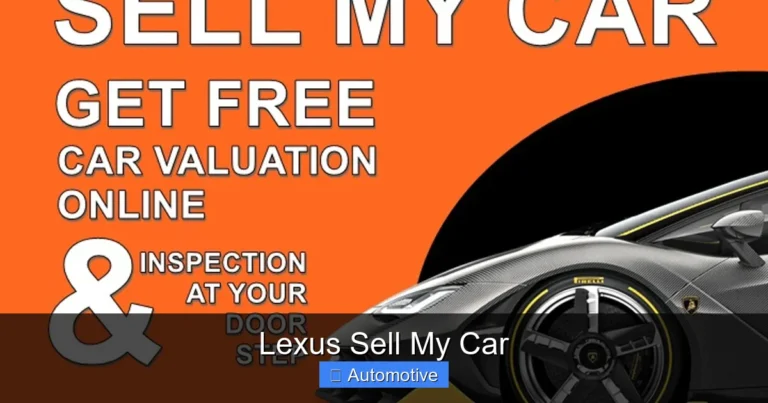 Lexus Sell My Car