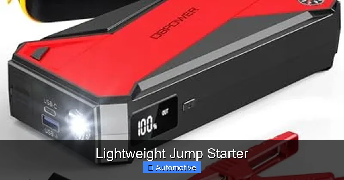 Lightweight Jump Starter