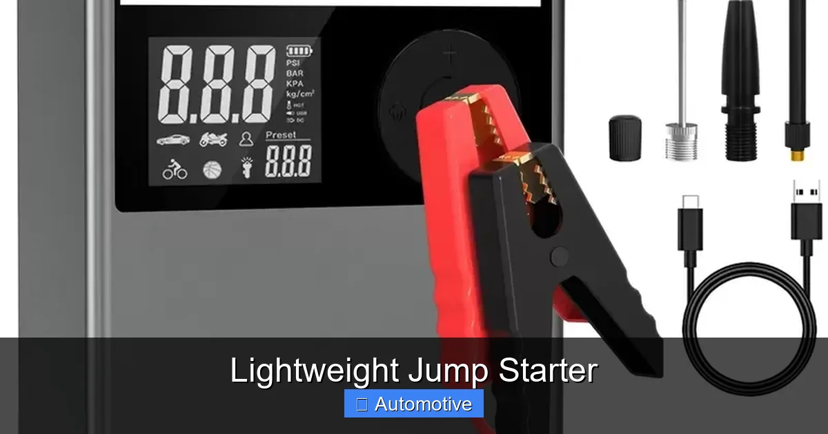 Lightweight Jump Starter