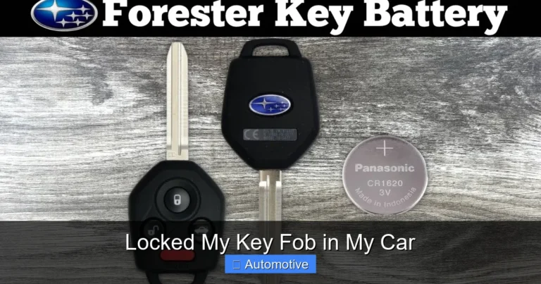 Locked My Key Fob in My Car