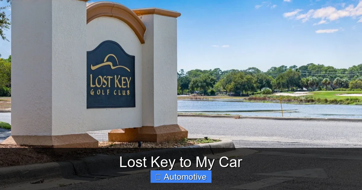 Lost Key to My Car