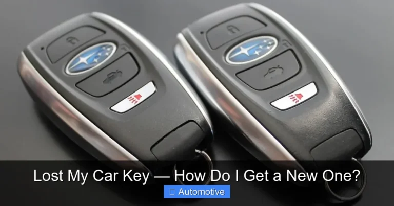 Lost My Car Key — How Do I Get a New One?