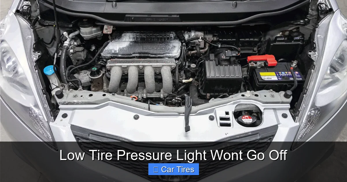 Low Tire Pressure Light Wont Go Off