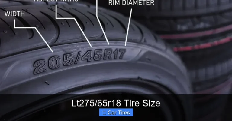 Lt275/65r18 Tire Size