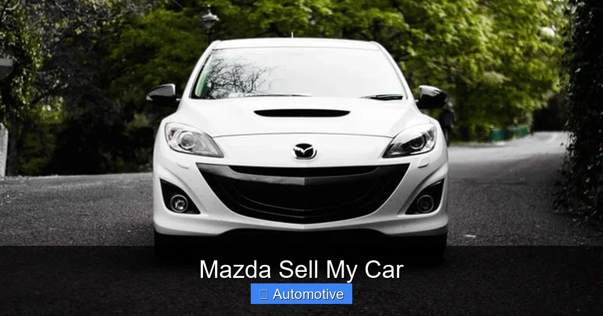 Mazda Sell My Car