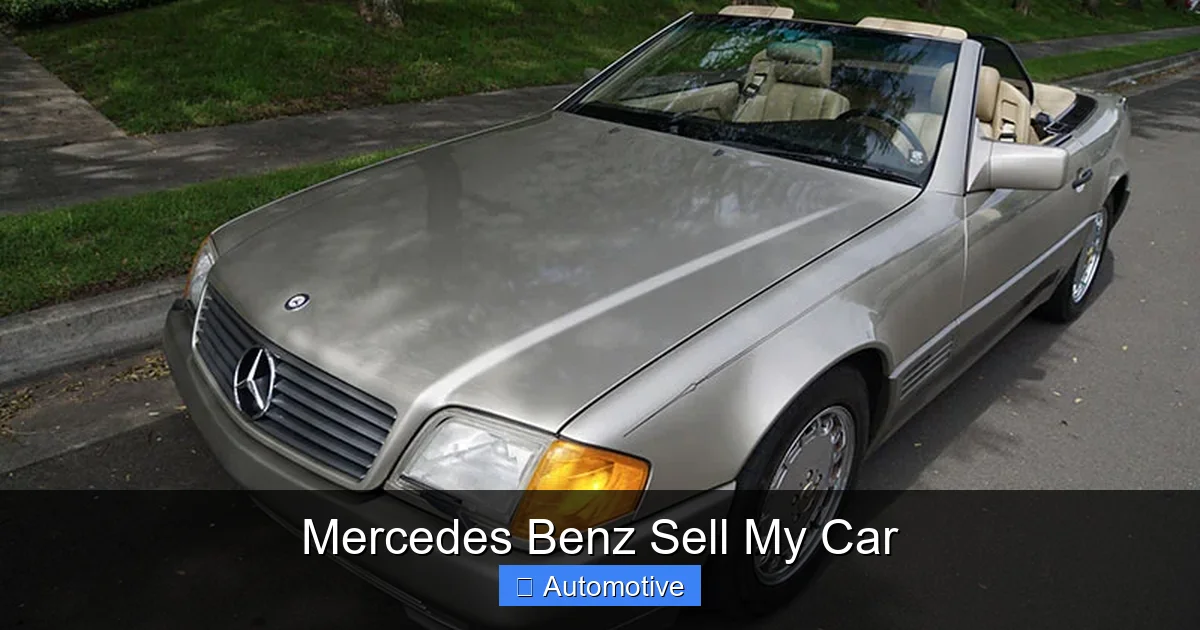 Mercedes Benz Sell My Car