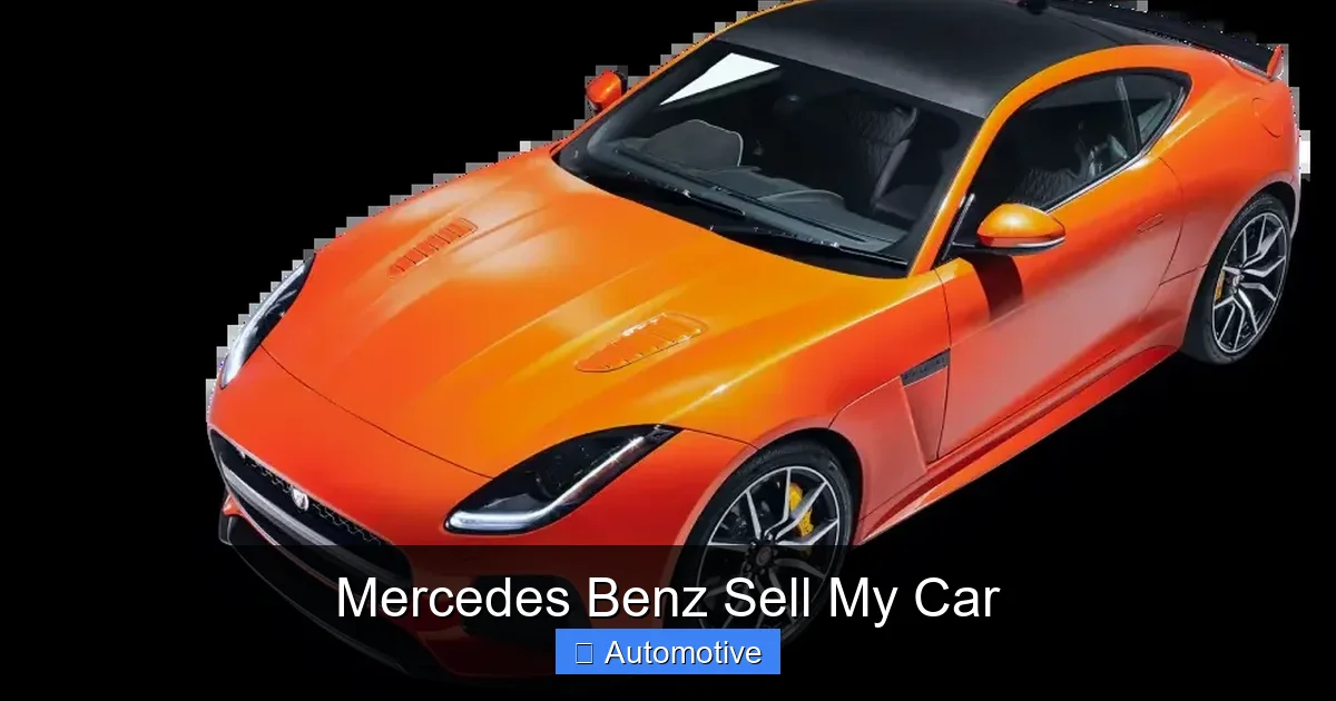 Mercedes Benz Sell My Car