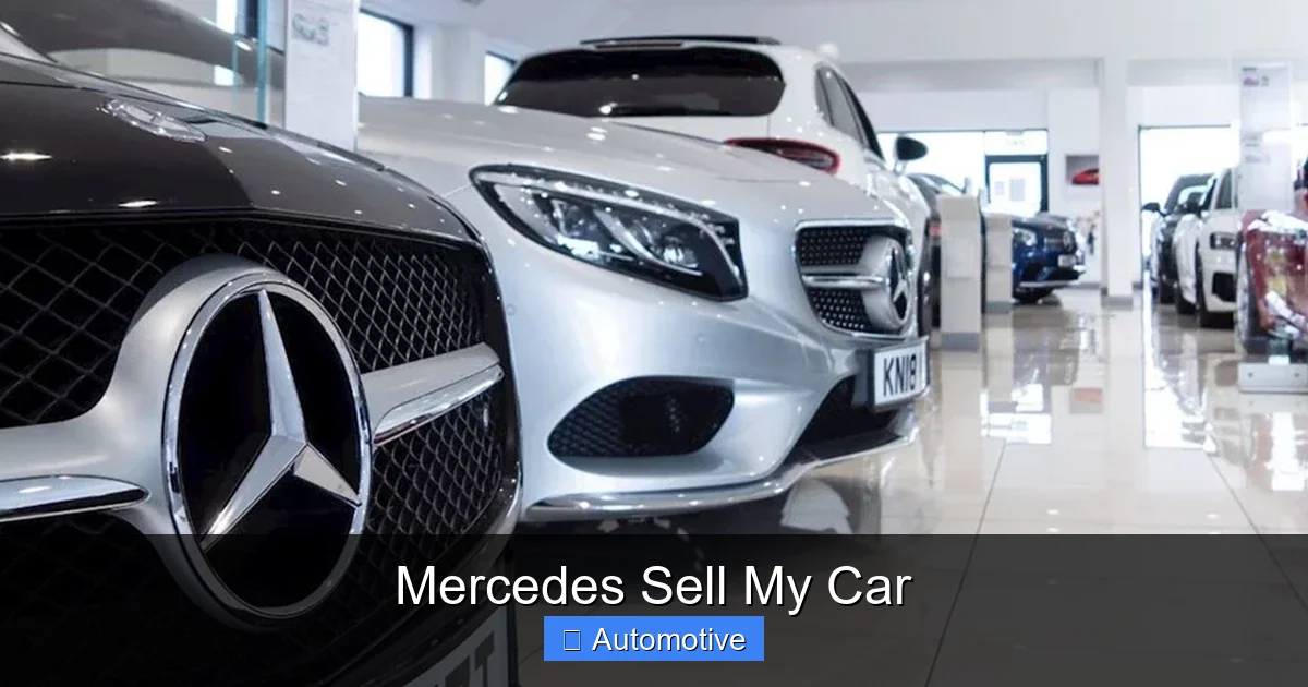 Mercedes Sell My Car