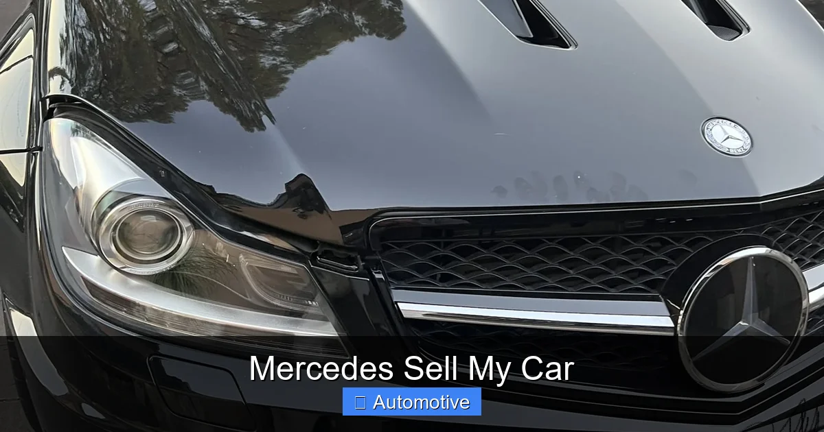 Mercedes Sell My Car