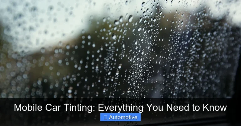 Mobile Car Tinting: Everything You Need to Know