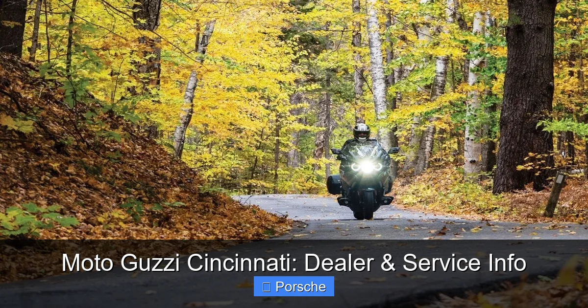 Moto Guzzi Cincinnati: Dealer & Service Info